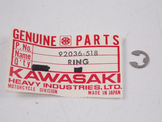 NOS KAWASAKI 1976-2014 SNAP RING (2) JS400/440/550 JL650 JT750/1500 92036-518 - MotoRaider