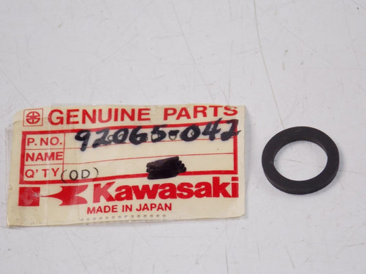 NOS KAWASAKI 1966-1971 FUEL COCK GASKET (TWO)  A1 A7  92065-042 - MotoRaider
