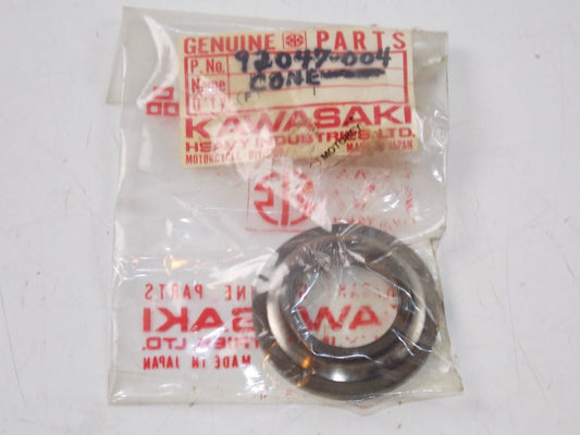 NOS KAWASAKI 1967-2001 LOWER BEARING CONE C2 G3/4/5 F6/7 KD100 KE100 92047-004 - MotoRaider
