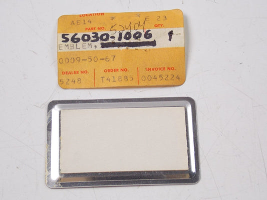 NOS KAWASAKI 1980 1981 1982 1983 LABEL KZ550 KZ650 KZ750   56030-1006 - MotoRaider