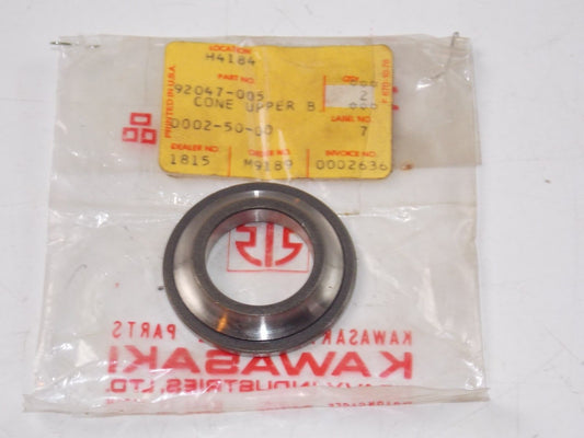 NOS KAWASAKI 1967-2001 UPPER BEARING CONE KE100 KD80 KM100 MC1  92047-005 - MotoRaider