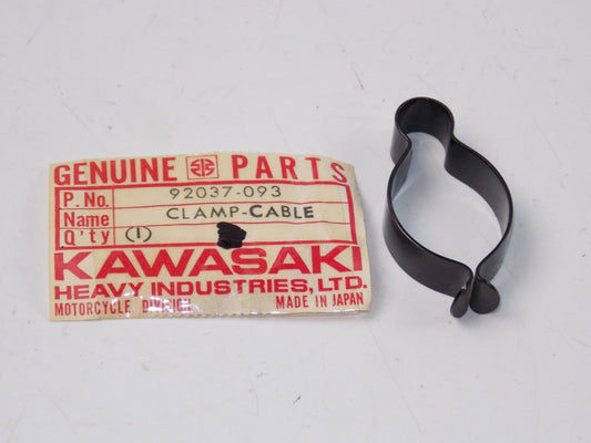 NOS KAWASAKI 1973-2011 CABLE CLAMP Z1 KX125 KE250 KZ1000 ZN1300  92037-093 - MotoRaider