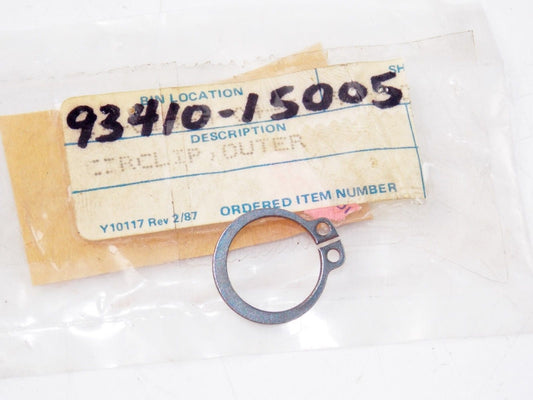NOS YAMAHA 1966-1978 U5 U5E  AT1E  AT1M HS1 HS1B DT250A CIRCLIP(55X) 93410-15005 - MotoRaider