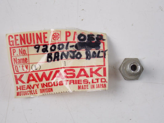 NOS KAWASAKI 1969-1976 BANJO BOLT VALVE CHECK G3 G4 G5 KV100  92001-052 - MotoRaider
