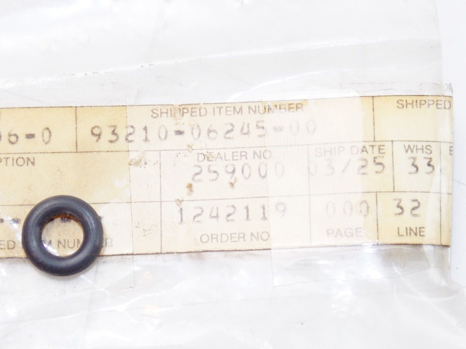 NOS YAMAHA 1973-2015 VIRAGO ROUTE 66 V STAR 250 TX500 O-RING 93210-06245 - MotoRaider