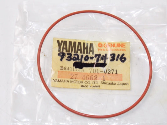 NOS YAMAHA 1977-2015 XS400D V STAR YZ250 VIRAGO XS400 XS400F O-RING 93210-74316 - MotoRaider