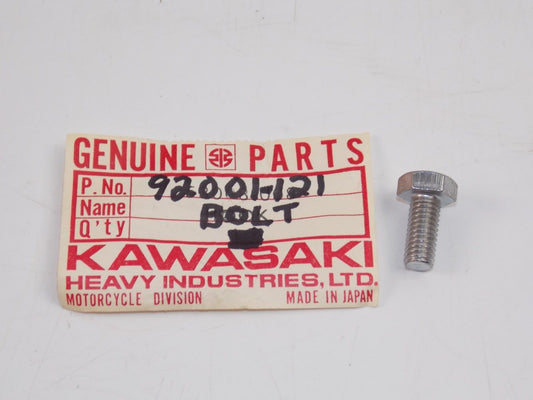 NOS KAWASAKI 1969-2004 HEX HEAD BOLT 6X14 KLF110 KS125 KE100 KD80  92001-121 - MotoRaider