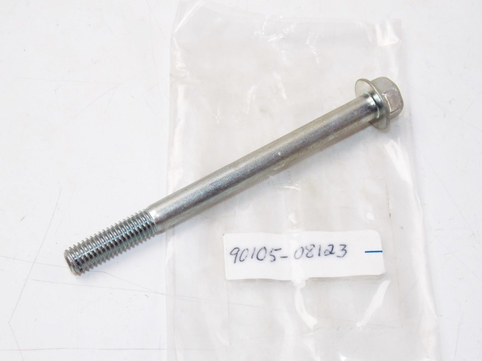 NOS YAMAHA 1980-1987 YT125G YT125J TRI-MOTO FRAME BOLT FLANGE 90105-08123 - MotoRaider