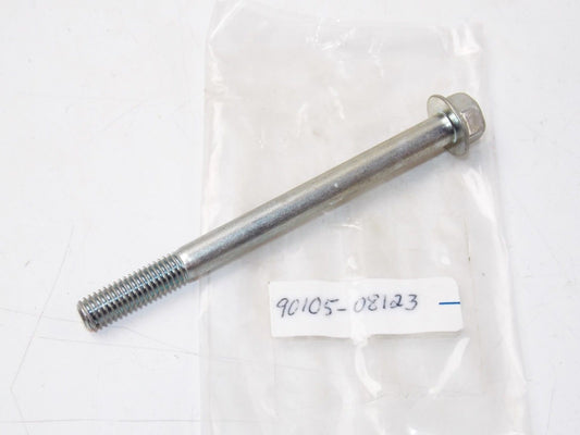NOS YAMAHA 1980-1987 YT125G YT125J TRI-MOTO FRAME BOLT FLANGE 90105-08123 - MotoRaider
