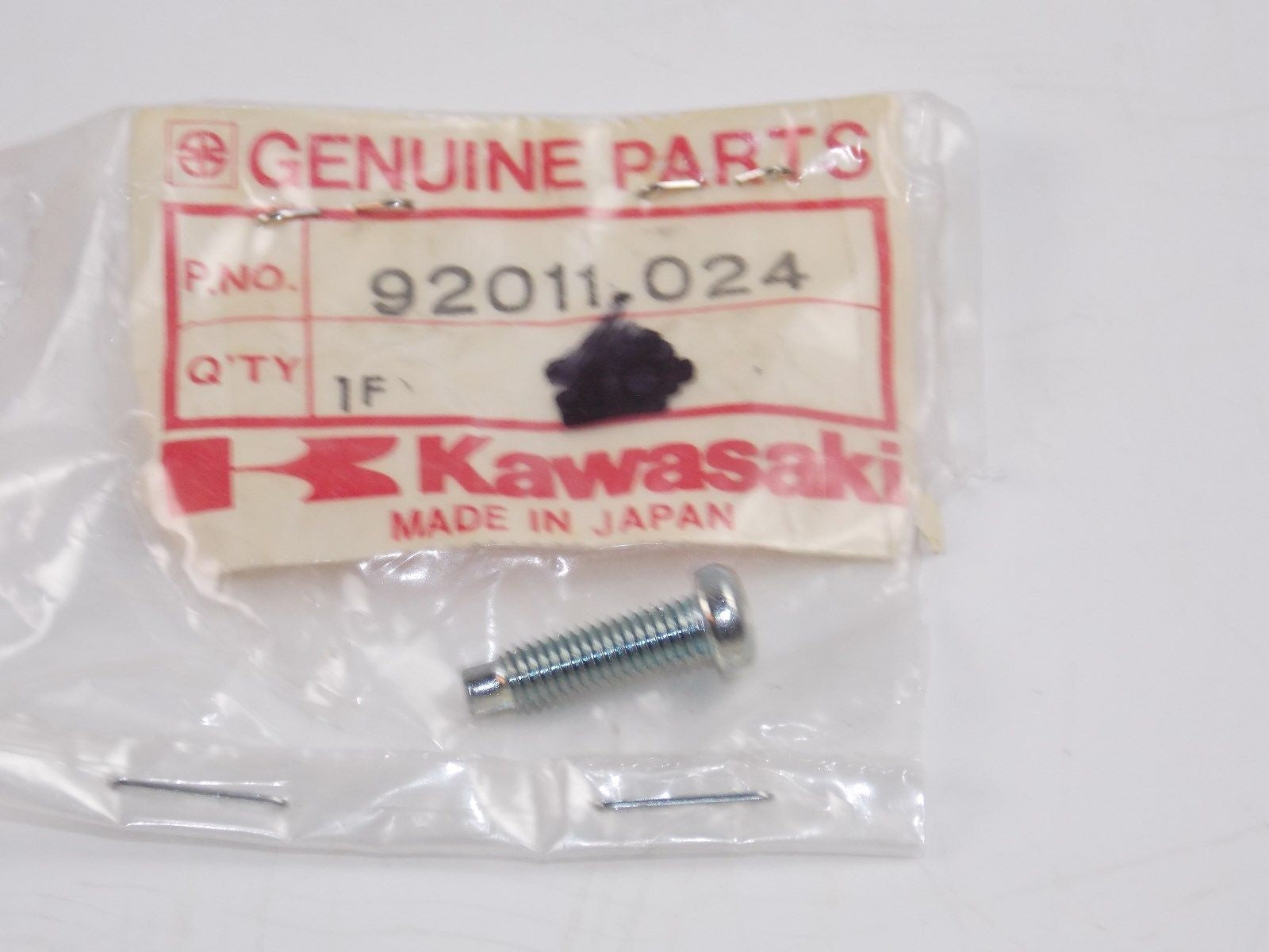 NOS KAWASAKI 1980-2016 SCREW 5MM EN450 VN750 BN125 EJ650 EL250  92011-024 - MotoRaider