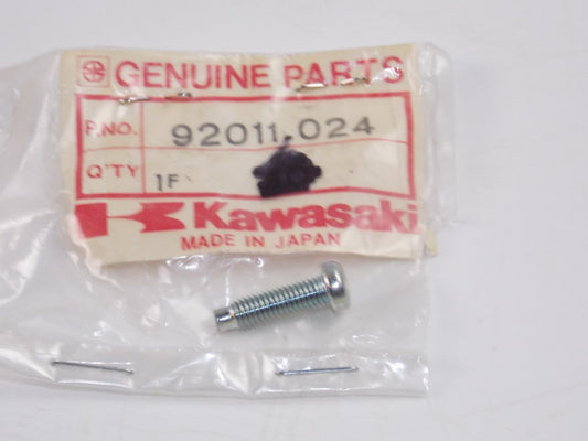 NOS KAWASAKI 1980-2016 SCREW 5MM EN450 VN750 BN125 EJ650 EL250  92011-024 - MotoRaider