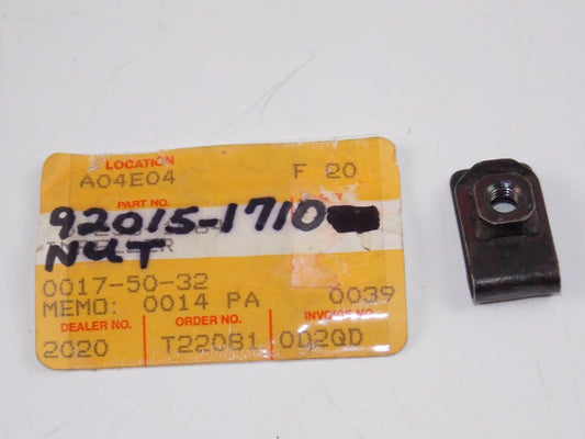 NOS KAWASAKI 1983-2015 CLAMP NUT ZX1100 ZG1200 KL650 EX500 VN1700 92015-1710 - MotoRaider