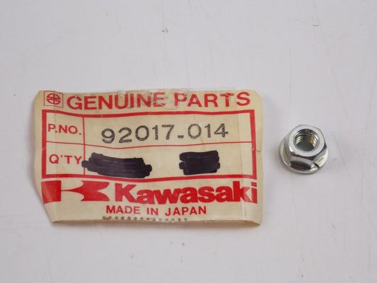 NOS KAWASAKI 1979-2004 LOCK NUT 6MM (2)  KH125 KZ650 KM100 KDX80  92017-014 - MotoRaider