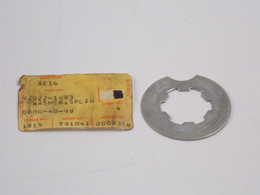 NOS KAWASAKI 1978-1983 SPLINED WASHER KZ400 KZ440  92022-1083 - MotoRaider