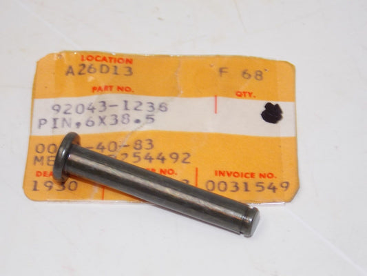 NOS KAWASAKI 1984-2006 FOOTREST PIN ZX900/750 KL600 ZG1000 ZR1100 92043-1238 - MotoRaider