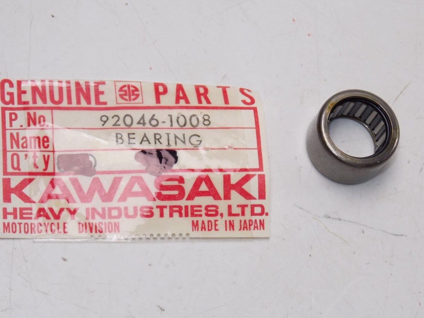 NOS KAWASAKI 1974-1979 TRANSMISSION NEEDLE BEARING KX125  92046-1008 - MotoRaider