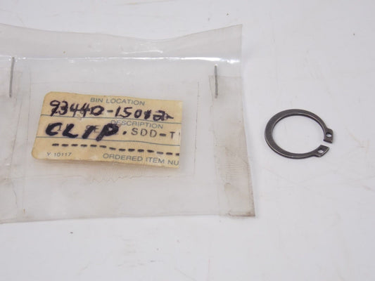 NOS YAMAHA 1968-2016 OUTER CIRCLIP YAS1 PW80 YG5 DT100 CW50 YZ80 93440-15012 - MotoRaider