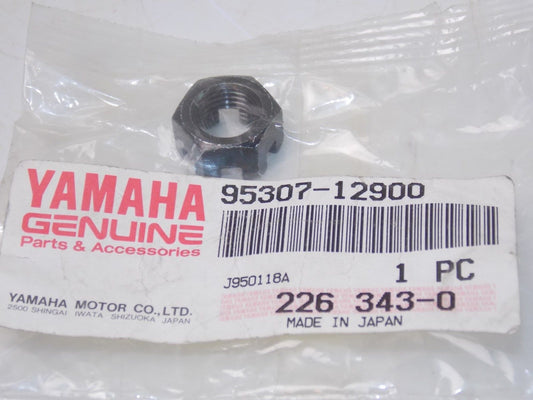 NOS YAMAHA 1997-2001 2006-2011 CASTLE NUT RT100 BR250  95307-12900 - MotoRaider