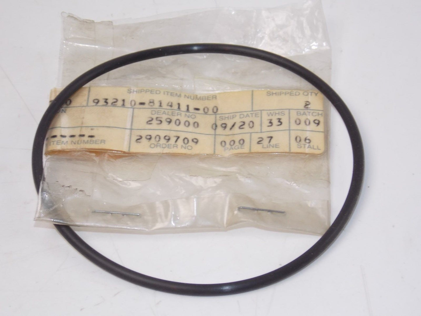 NOS YAMAHA 1980-2000 CYLINDER O-RING SR250 TT250 XT250 XJ700 XV353 93210-81411 - MotoRaider
