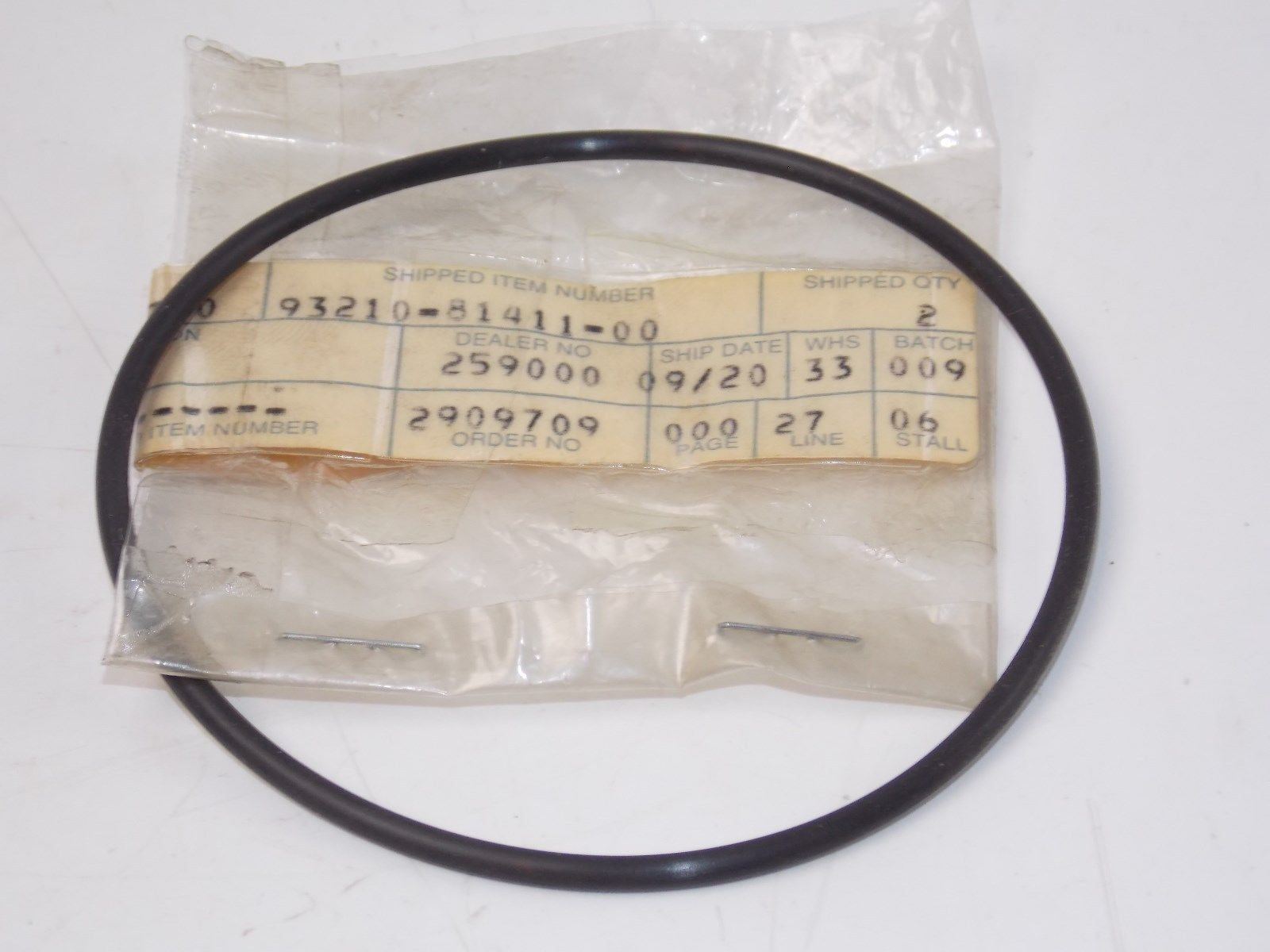 NOS YAMAHA 1980-2000 CYLINDER O-RING SR250 TT250 XT250 XJ700 XV353 93210-81411 - MotoRaider