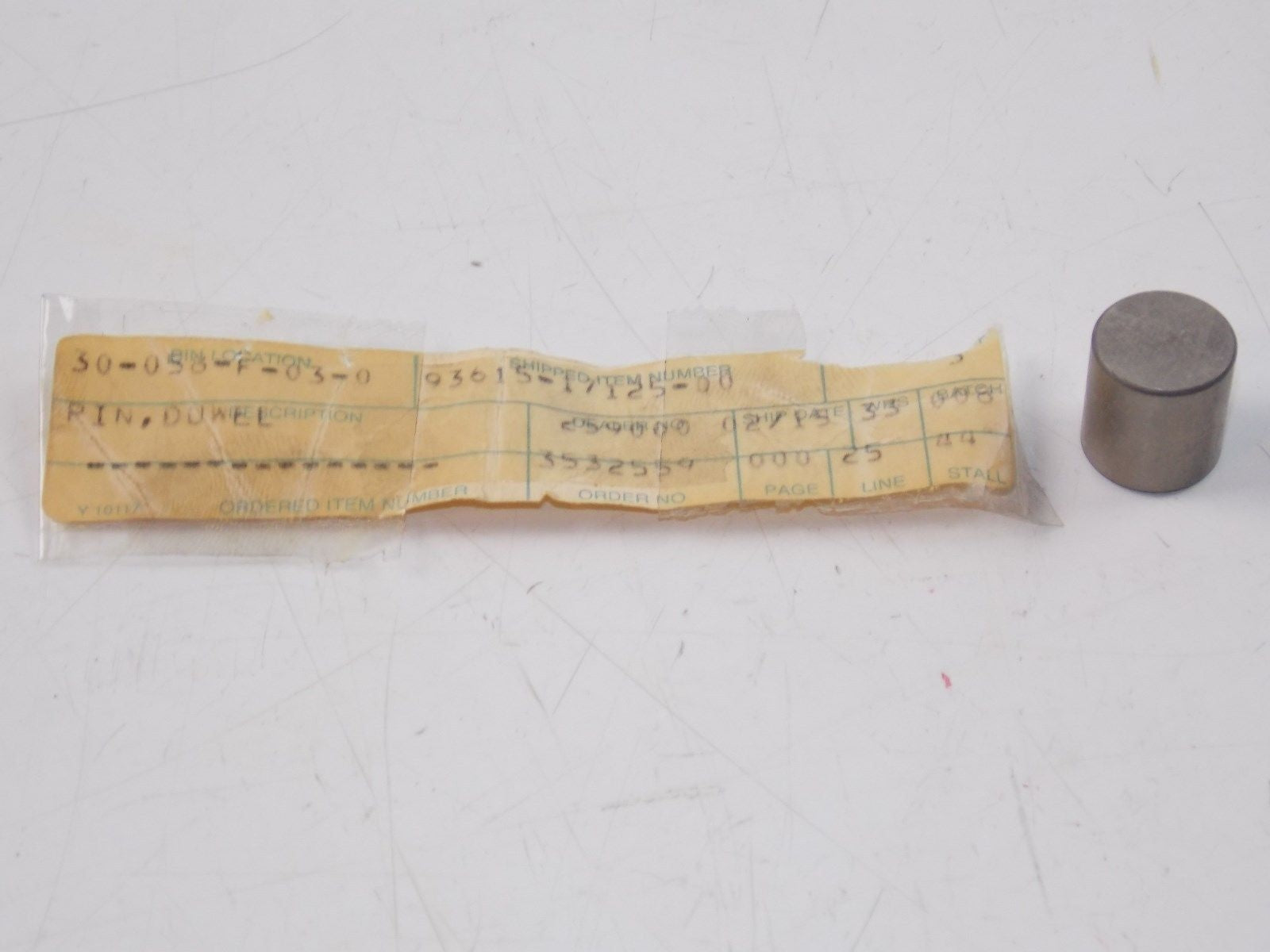 NOS YAMAHA  1977-1993 DOWEL PIN XS750/1100/850 XJ1100 FJ1100/1200 93615-17125 - MotoRaider