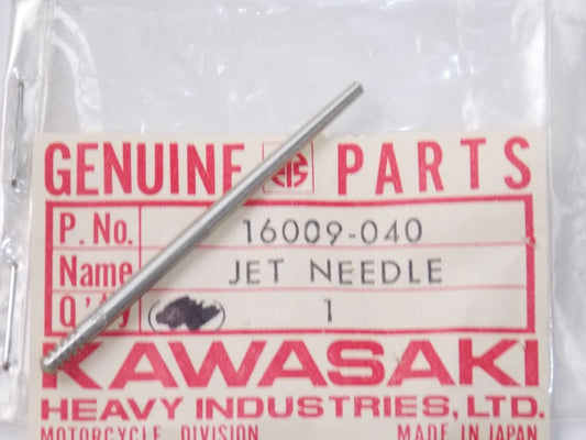 NOS KAWASAKI 1971-1979 JET NEEDLE 4EJ3 F7 KS125 KX125 KE125 KD125 16009-040 - MotoRaider