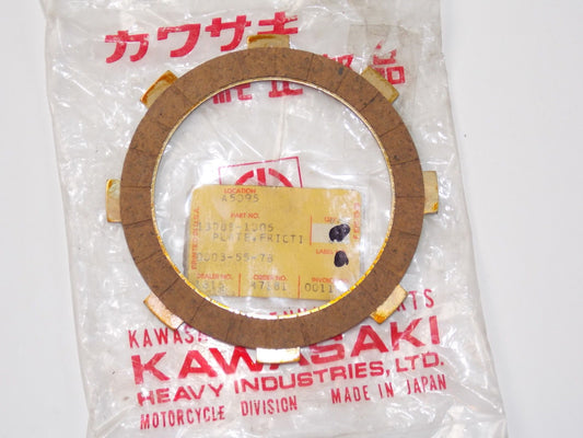 NOS KAWASAKI 1979 1980 FRICTION PLATE 4 KX80/65/6 MC1 KDX80 13088-1005 - MotoRaider