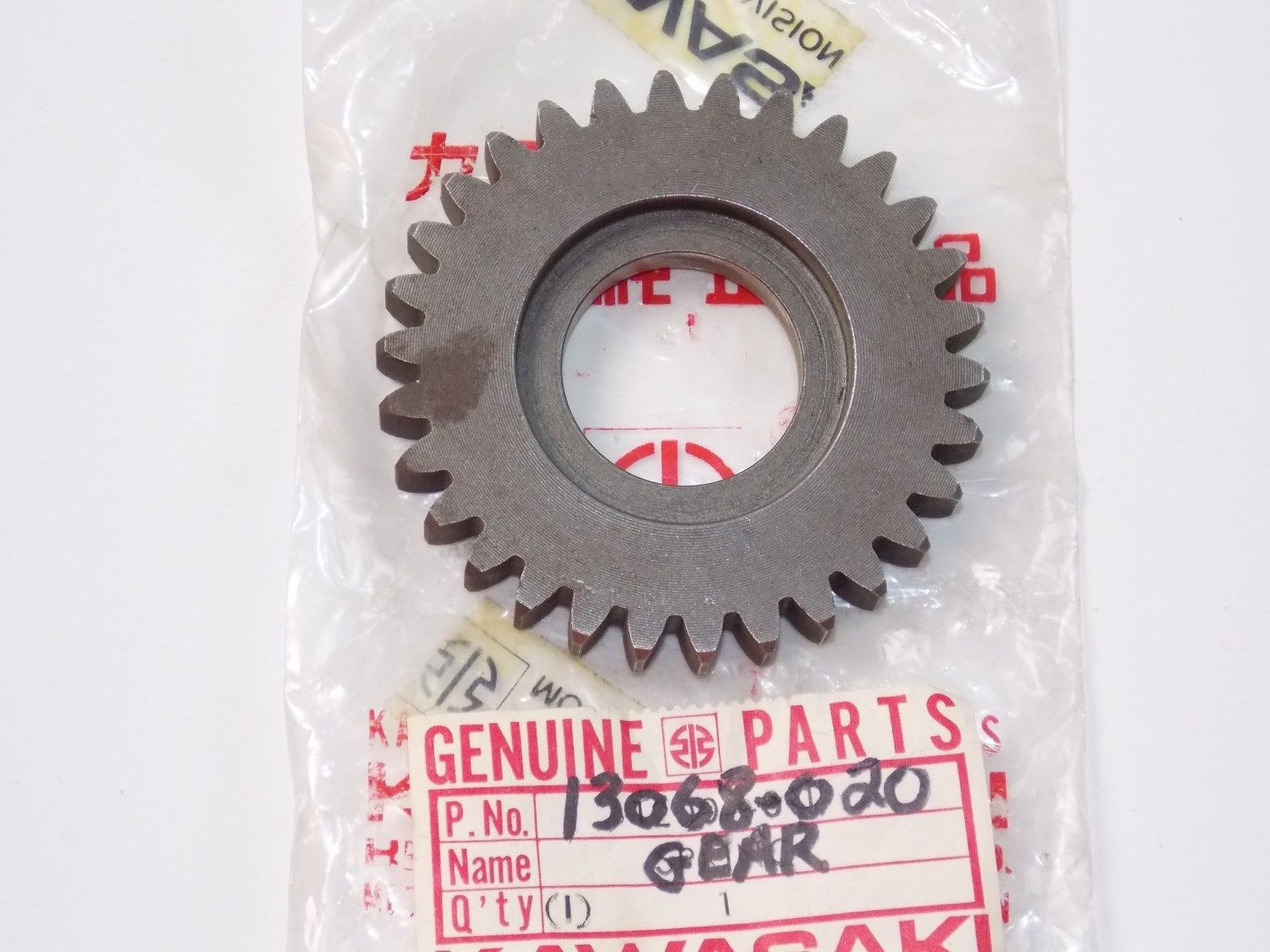 NOS KAWASAKI 1970 1971 1972 KICKSTARTER GEAR F5 F8 13068-020 - MotoRaider