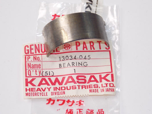 NOS KAWASAKI 1976-1984 METAL CONNECTING ROD BEARING KZ750 13034-045 - MotoRaider