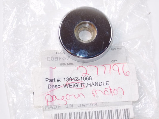 NOS KAWASAKI 1987-2009 HANDLE WEIGHT EN500 ZL600 VN500 VN800 13042-1068 - MotoRaider