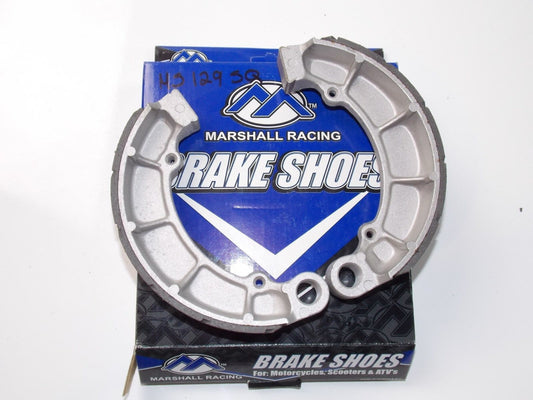 NOS MARSHALL 1 PAIR RACING BRAKE SHOES MS-129SQ - MotoRaider