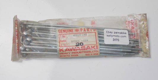 20 SPOKES FRONT OUTER WHEEL KAWASAKI 1971-1975 F8 F9 41028-040 - MotoRaider