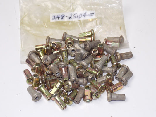 65 NIPPLES FRONT WHEEL  YAMAHA 1969-1976 AT1/2 CT1/2/3 MX125 RS100 248-25104-00 - MotoRaider