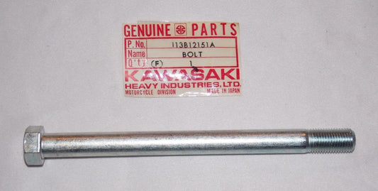 NOS KAWASAKI 1970 1971 1972 1973 1974 1975  HEAD BOLT 12X151 F5/8/9 113B12151A - MotoRaider
