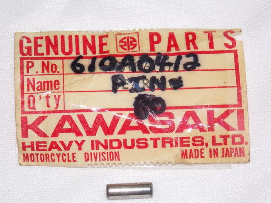 NOS KAWASAKI 1966-2015 DOWEL PIN 4X12 A1 A7 VN1700 F3-9  610A0412 - MotoRaider