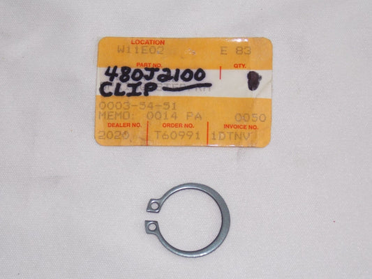 NOS KAWASAKI 1971-1983 CIRCLIP 21MM F7/6 KD175 KE175 480J2100 - MotoRaider