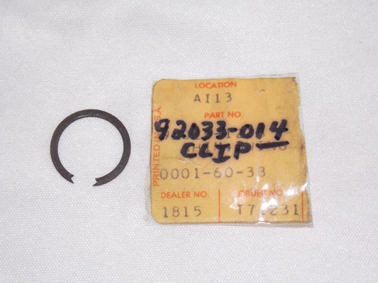 NOS KAWASAKI 1969-2004 CIRCLIP G3/4/5 MC1 KH125 KE100 KD80 KM100  92033-014 - MotoRaider