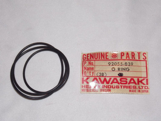NOS KAWASAKI 1970 1971 1972 1973 1974 1975 O-RING 134.5MM F5 F8 F9  92055-039 - MotoRaider