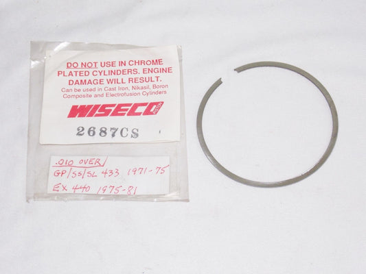 NOS YAMAHA  1971-1981 PISTON RING SL433 GP433 SS433 EX440 2687CS - MotoRaider