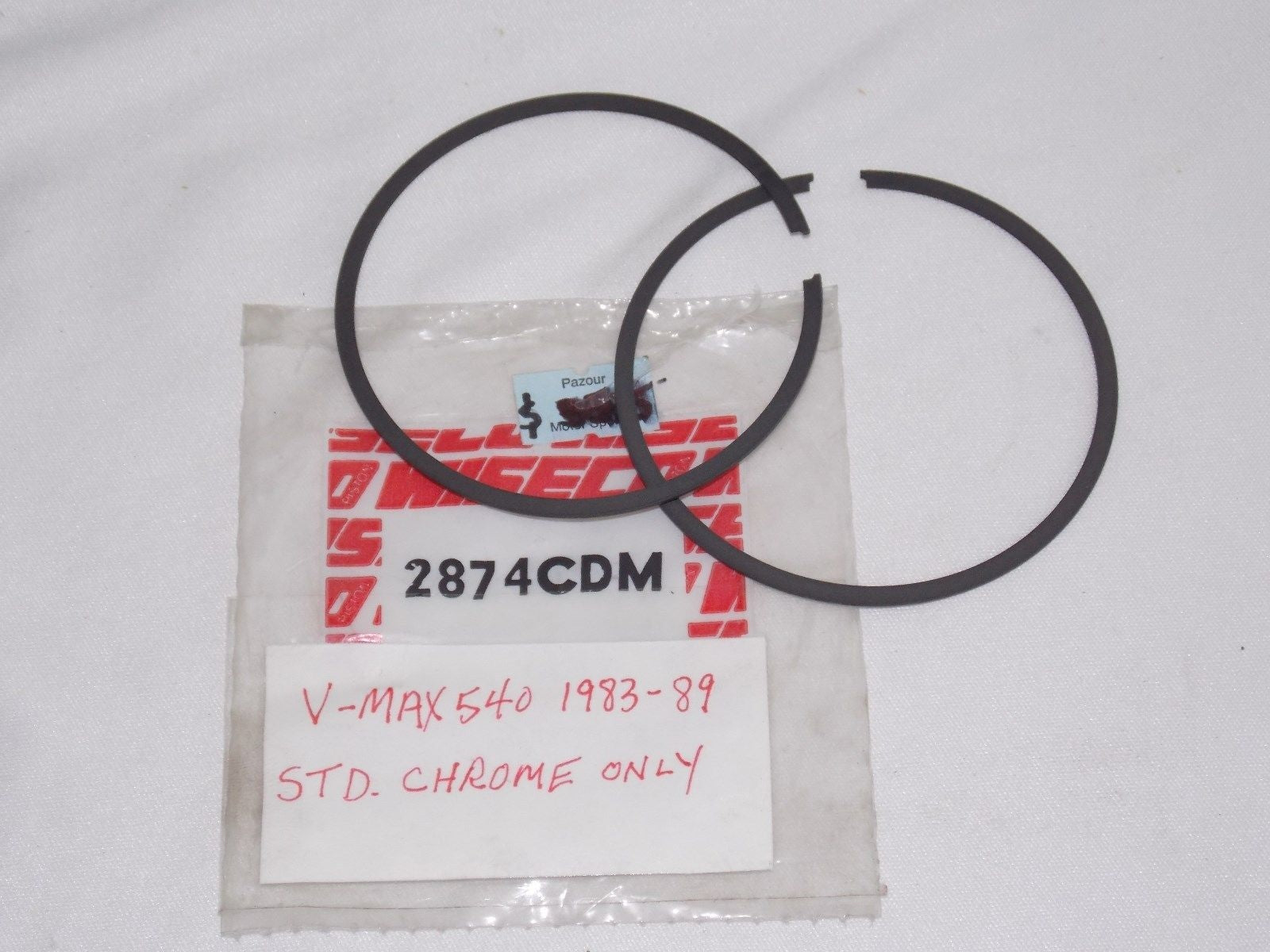 NOS YAMAHA  1983-1989 PRISTON RINGS V-MAX540  2874CDM - MotoRaider
