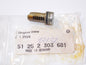 NOS BMW MOTORCYCLE CYLINDER LOCK LATCH LUGGAGE SUITECASE 51252303681 CODE 13132 - MotoRaider