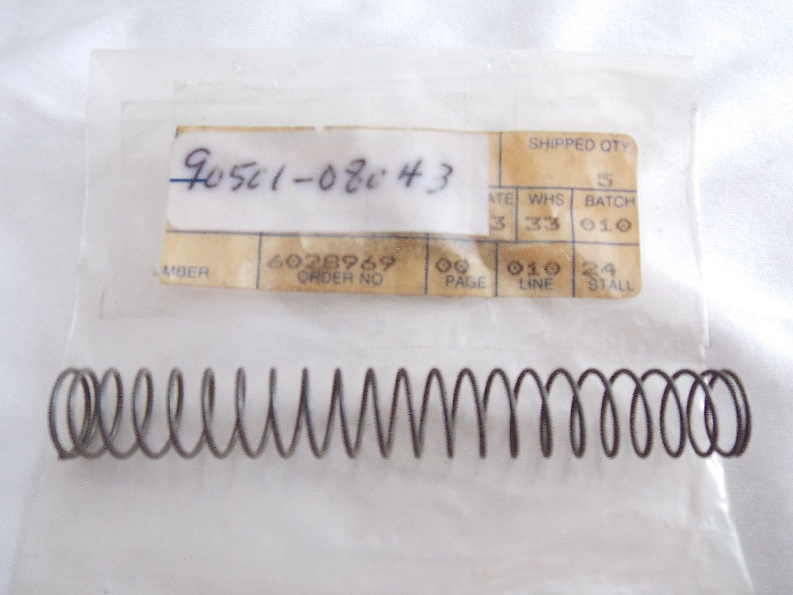 NOS YAMAHA  1970 1971 1972 1973 COMPRESSION SPRING XS1 XS2 TX650 90501-08043 - MotoRaider