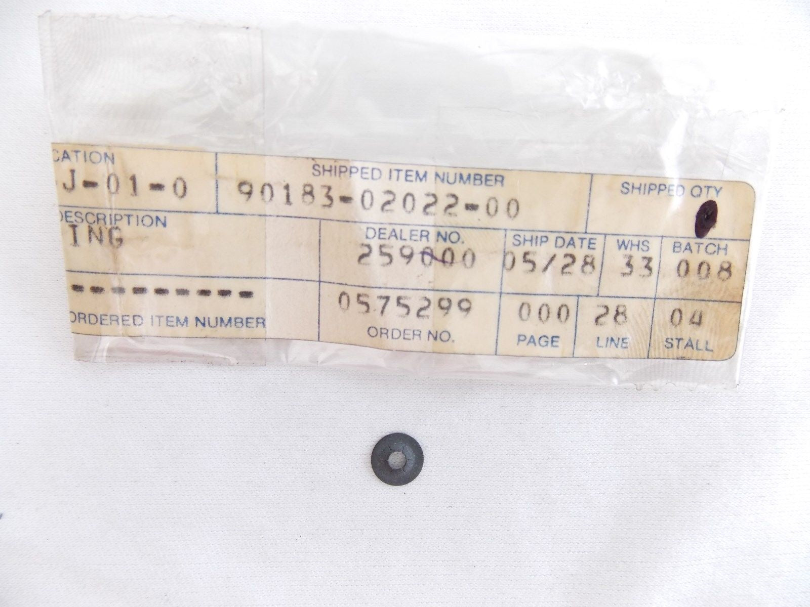 NOS YAMAHA 1982 1983 SPRING NUT XS650  90183-02022 - MotoRaider