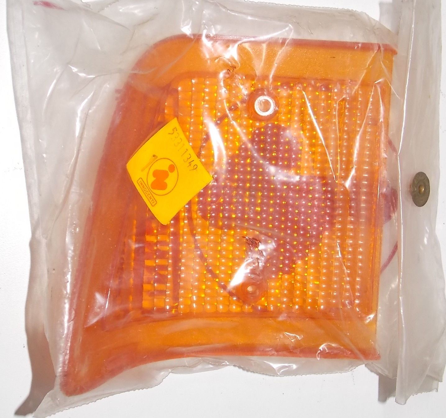 NOS OEM 1980'S MINI 90 INNOCENTI TURN SIGNAL INDICATOR LENS REAR RIGHT 53311349 - MotoRaider
