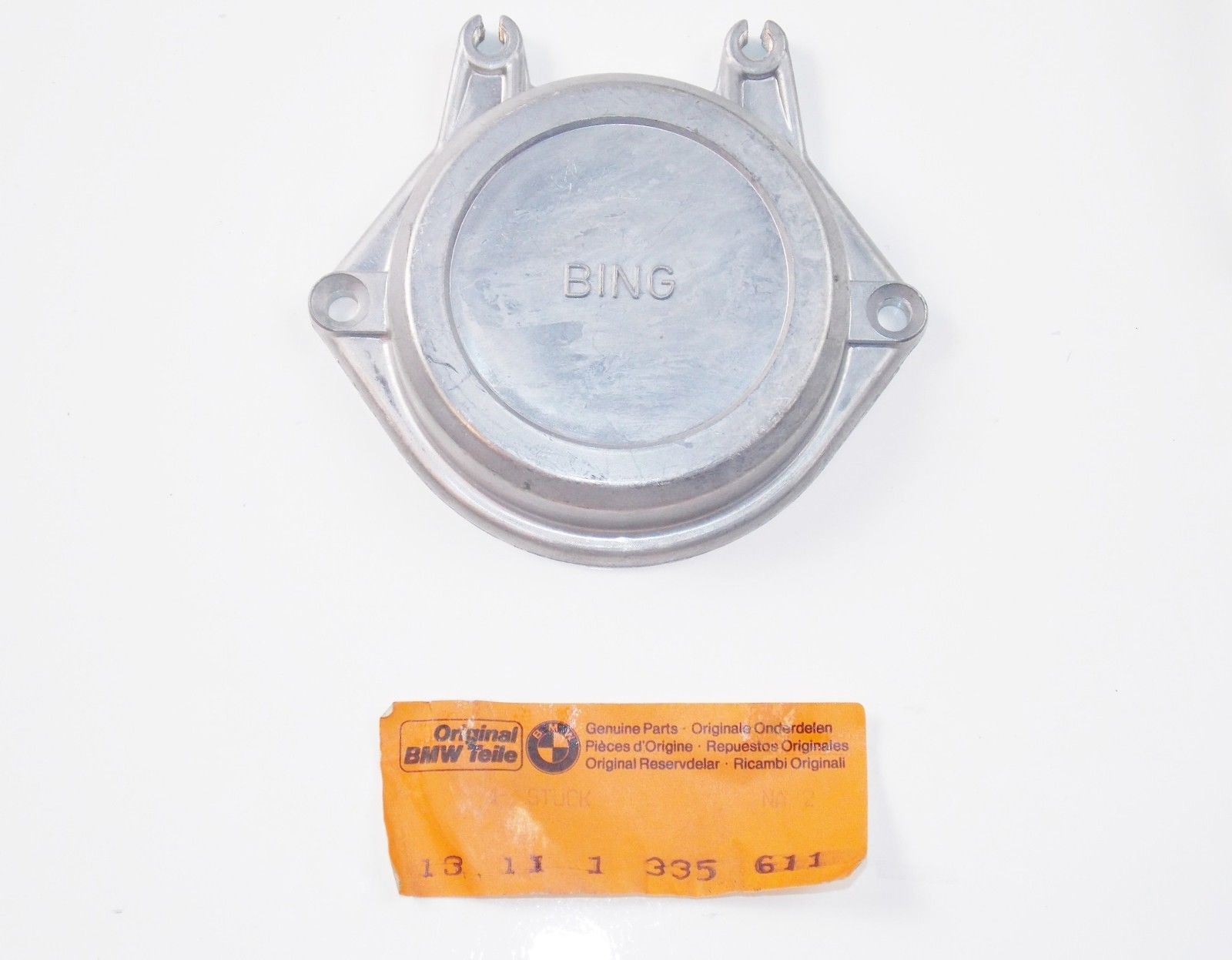 NOS OEM BMW 77-85 R65/LS R80 7 CARBURETOR COVER BING 13111335611 - MotoRaider
