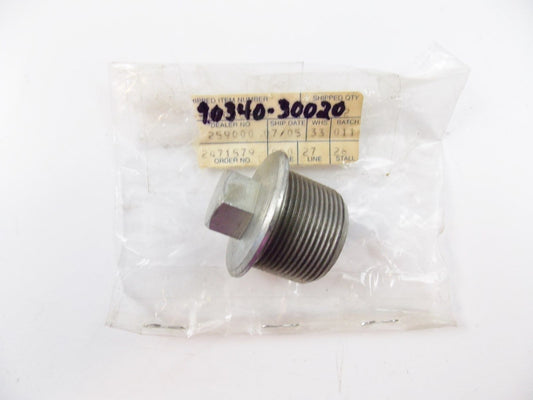 NOS OEM YAMAHA  1973-1978 STRAIGHT SCREW PLUG TX500 XS500  90340-30020 - MotoRaider