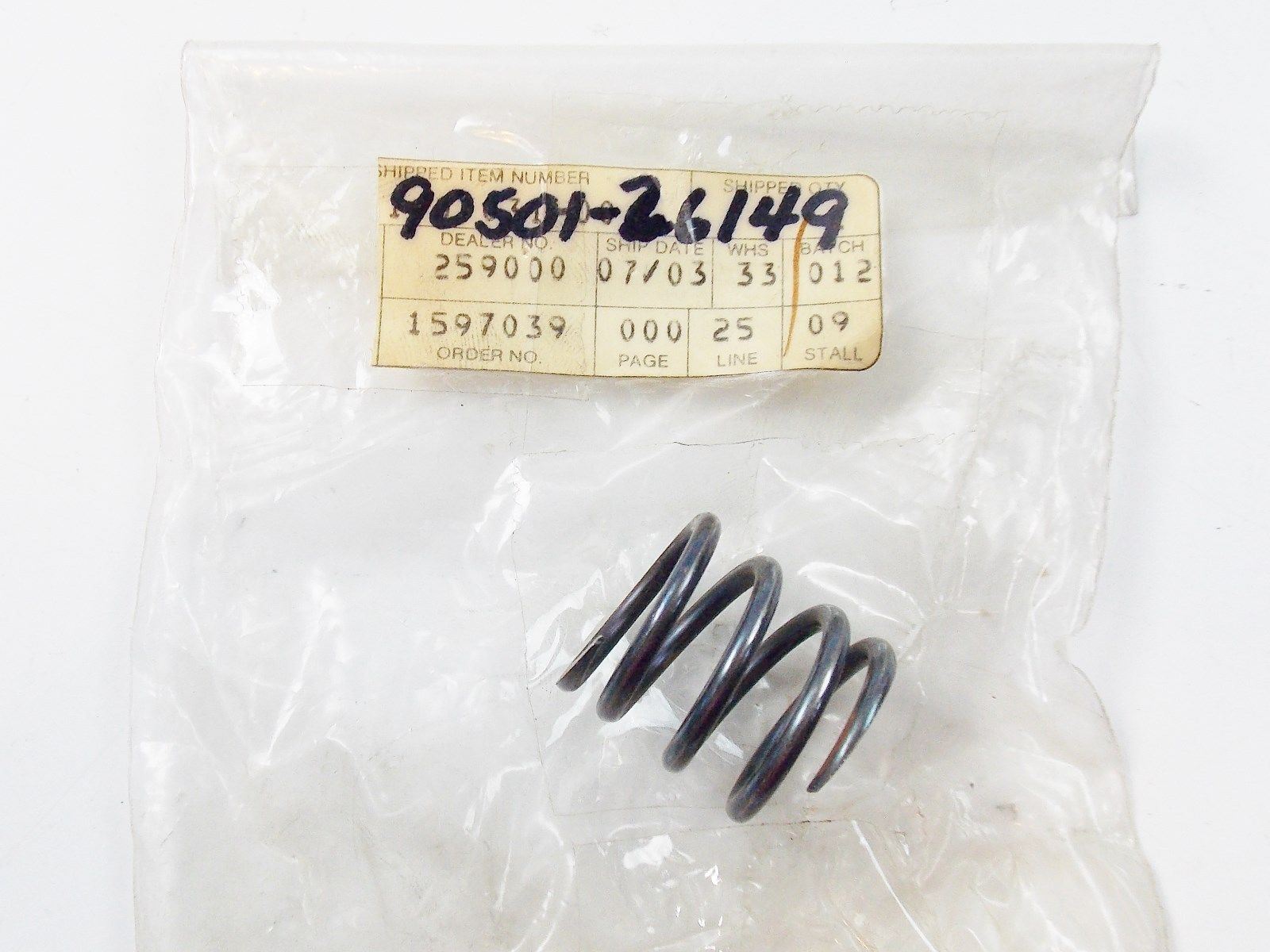 NOS OEM YAMAHA 1966-1992 2012-2015 COMPRESSION SPRING YSR50 YZ80 90501-20122 - MotoRaider