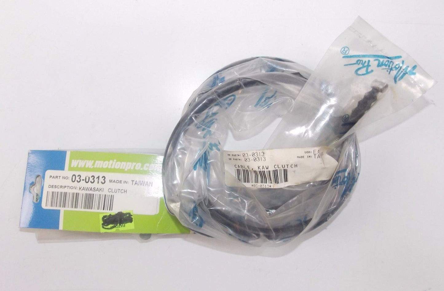 NOS MOTION PRO BLACK VINYL CLUTCH CABLE KAWASAKI 2000 KX65 03-0313 - MotoRaider