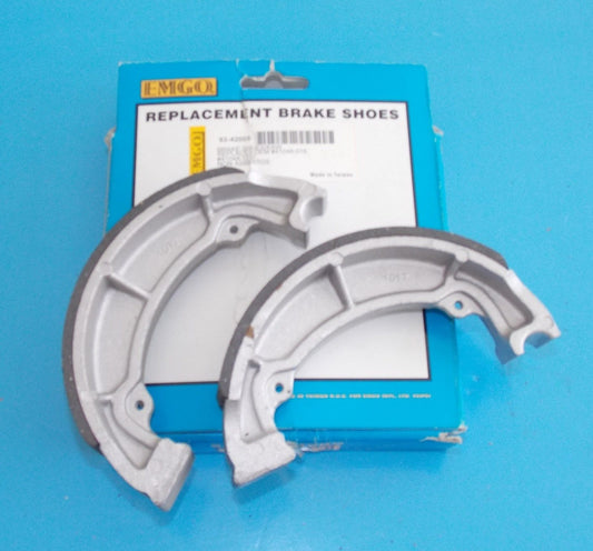 NOS EMCO BRAKE SHOES 93-42005 FITS KAWASAKI KLF250/220/185 1986-2006 - MotoRaider