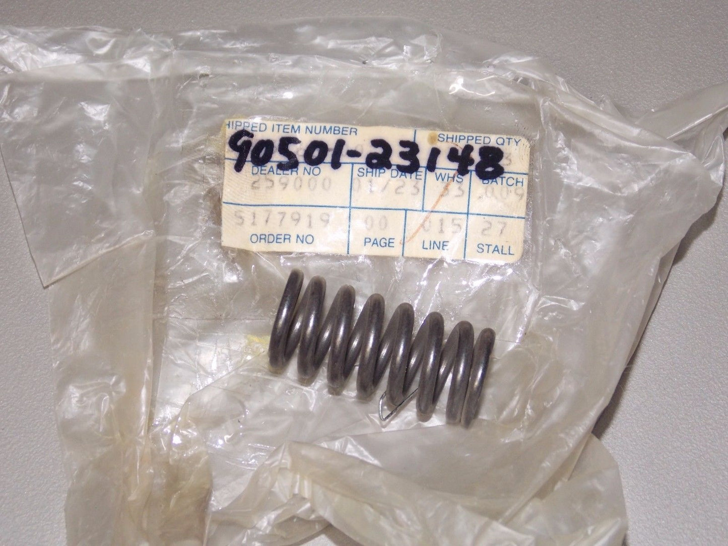 NOS YAMAHA 1970-2013 COMPRESSION SPRING XS360 XT250 SR250 TT600 90501-23148 - MotoRaider